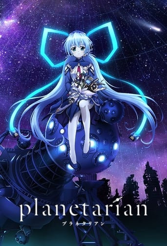 The film adapts and expands the Planetarian visual novel by Key. The story is set in a dystopian future where biological and nuclear warfare has left a once prosperous civilization in complete ruin. The film tells the story of an old man travelling around with a mobile planetarium projector to show people the stars.