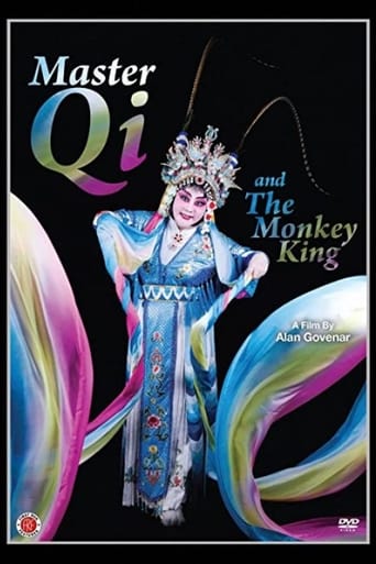 Master Qi and the Monkey King explores the life and work of the preeminent master of Chinese Opera living in the United States. Qi Shu Fang was a household name in China due to her feature role in one of the Cultural Revolution Opera films, and traveled the world to show off her mastery of the art form. The film explores the reasons why Ms. Qi, her husband and a whole troupe of Chinese Opera performers have moved to the United States to transplant their art form to a foreign culture.