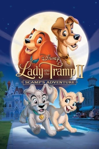 Lady and Tramp's mischievous pup, Scamp, gets fed up with rules and restrictions imposed on him by life in a family, and longs for a wild and free lifestyle. He runs away from home and into the streets where he joins a pack of stray dogs known as the 