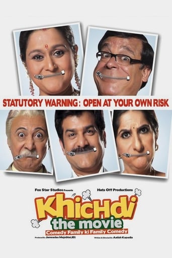 Khichdi: The Movie is a Hindi film directed by Aatish Kapadia, starring Supriya Pathak, Rajeev Mehta, and Anang Desai. The film is produced by JD Majethia and is the first film of Hats Off Production. Narrated through the two wise kids of the hilariously madcap Parekh family, namely Jacky and Chakki, Khichdi: The Movie is about a hare-brained dream of a snail-brained bunch of lovable losers. Hansa's brother Himanshu has borne a ridiculous ambition that is to have a memorable legendary love story
