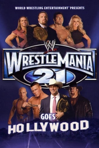 WrestleMania 21 was the twenty-first annual WrestleManiaPPV. It was presented by Snickers and took place on April 3, 2005 at the Staples Center in Los Angeles, California.  The main match on the Raw brand was Triple H versus Batista for the World Heavyweight Championship. The predominant match on the SmackDown brand was John 